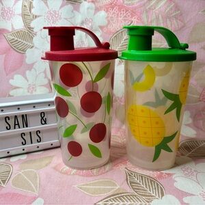 Tupperware Fruit Drink Shakers